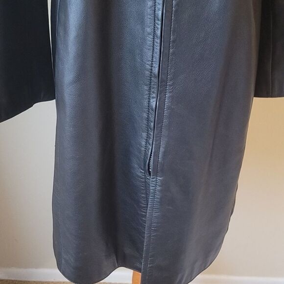 Vintage Marcel Kassini leather coat. Large - Picture 3 of 14